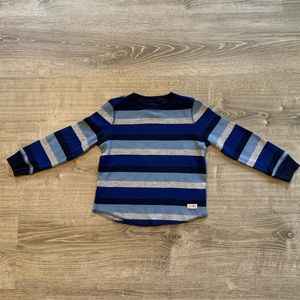 Striped long sleeve tee